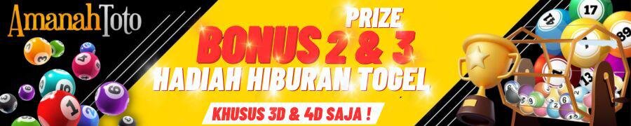 Hadiah Hiburan Prize 2 dan Prize 3